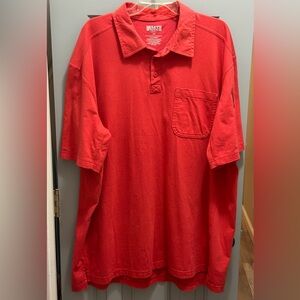 Duluth Trading Co. Mens Longtail COOLMAX Short Sleeve Polo Shirt Item84534 UPF40